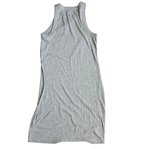 Gap Rib Halter Dress Heather Grey Small - Picture 5 of 7